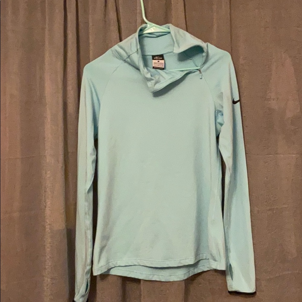 Nike Dri-fit pull over with half neck zip